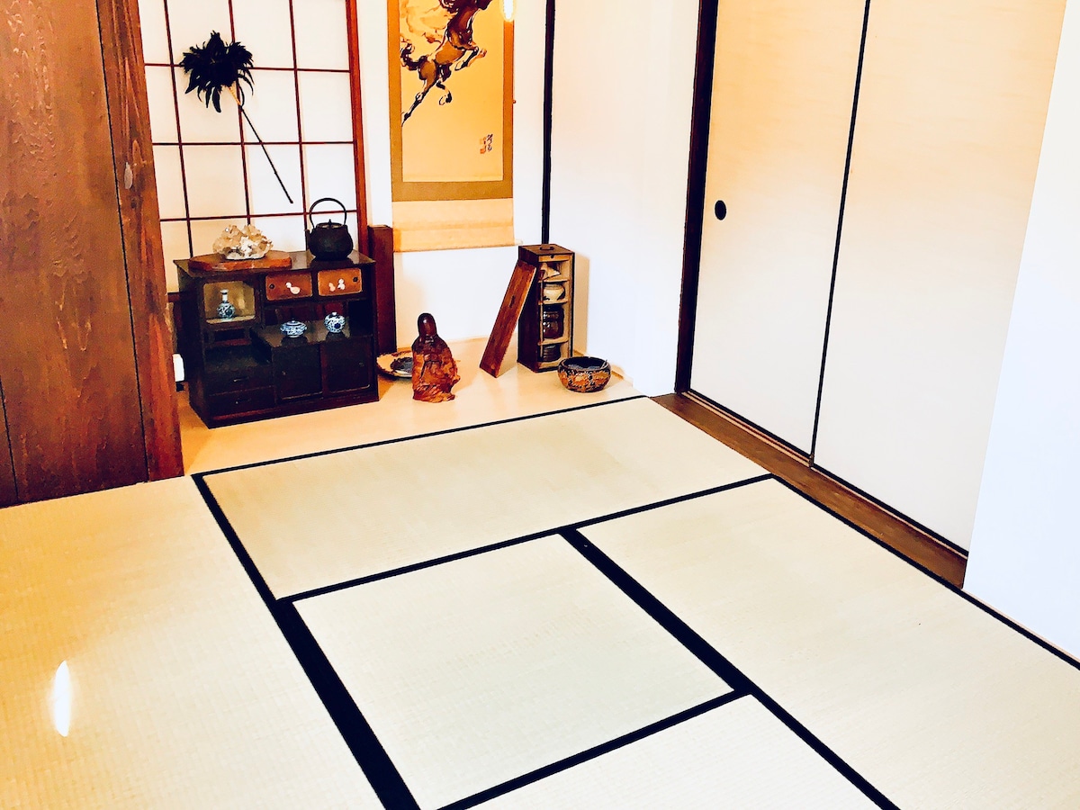 2340inn：6.5疊Japanese Tatami Room道，8mins to station