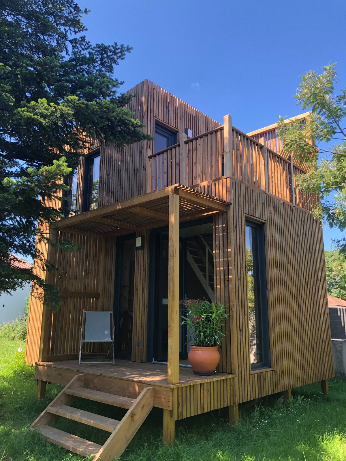 Tiny House 2/4人+宠物，距离海滩15英尺。