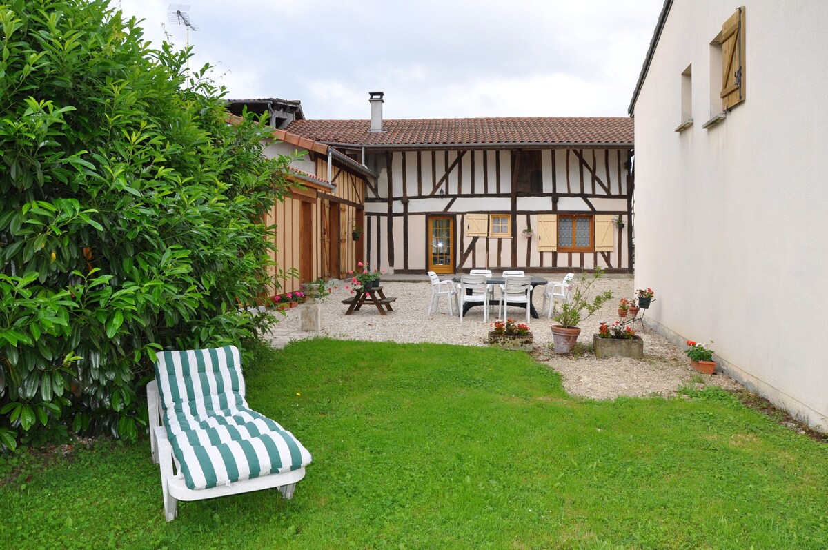 Maison et jardin pour 5/ 6 personnes au lac du Der