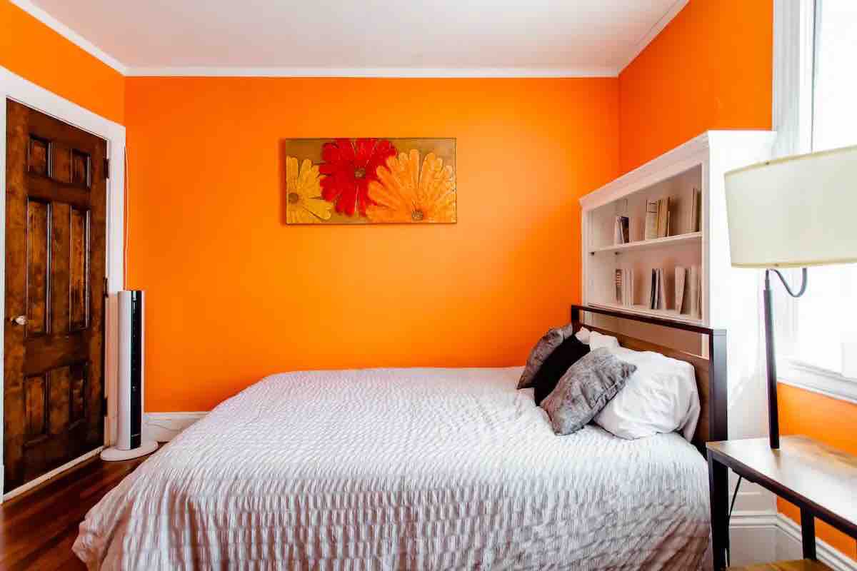 Orange room in a mansion #3