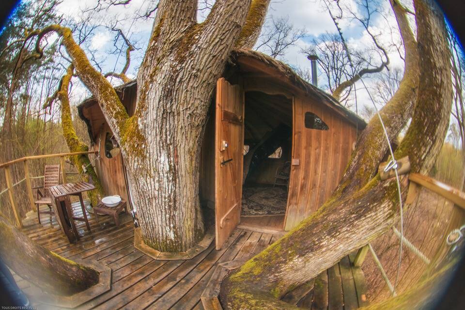 Les cabins perché de la Ferme de Graville