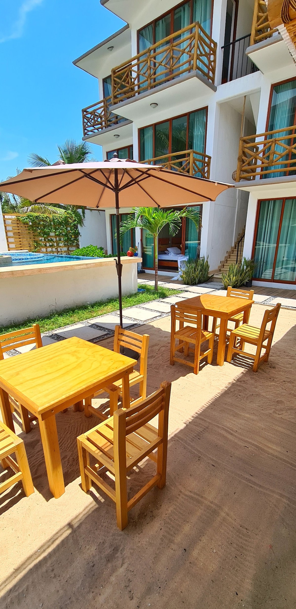 Hotel Casa Shula1 4人入住，空调，海滩，泳池