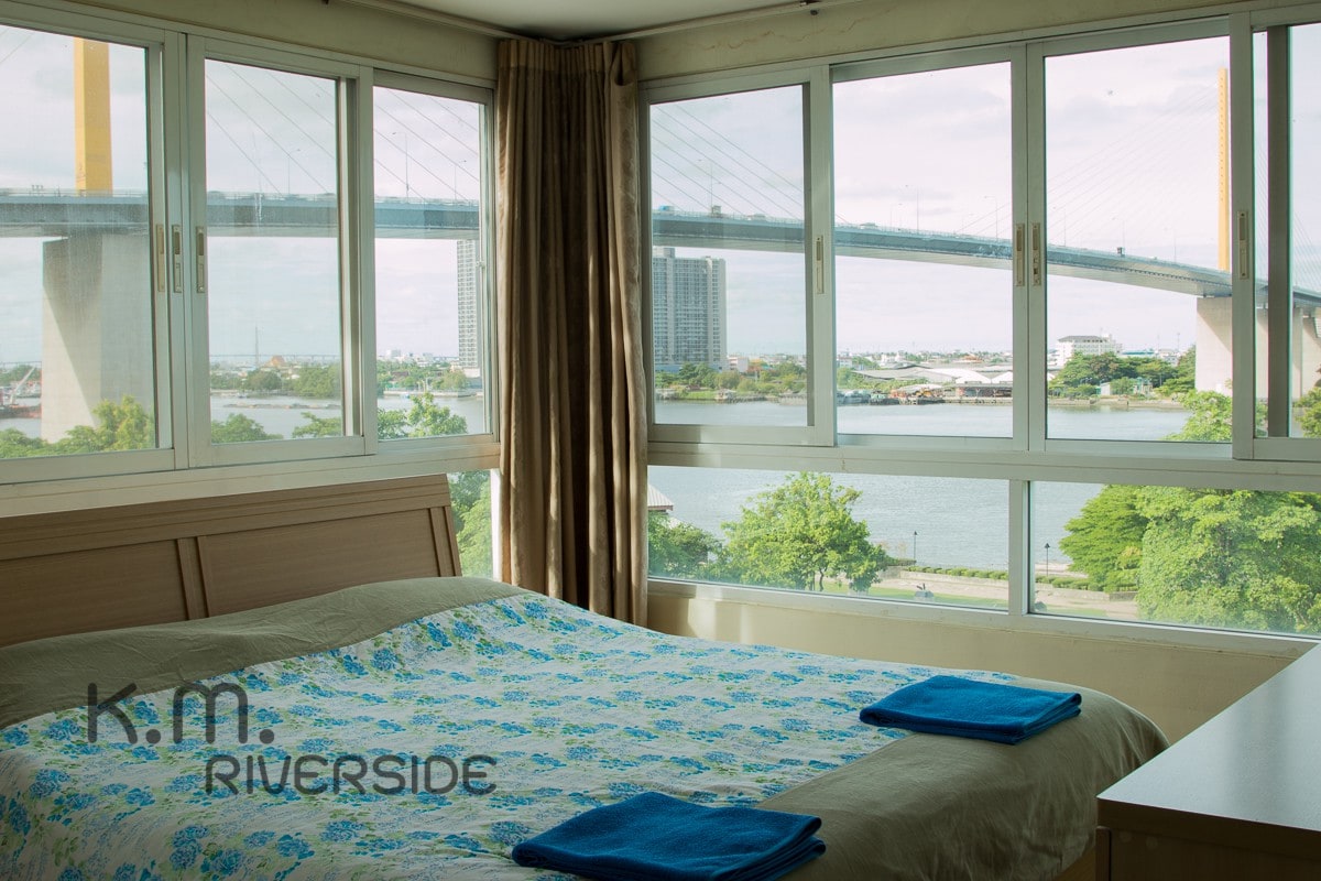 漂亮的3卧公寓，河滨景观，靠近「Asiatique」
