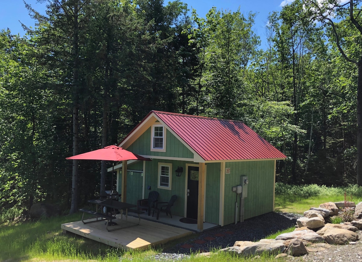 位于艾伦山脚下的Sugarbush Tiny House