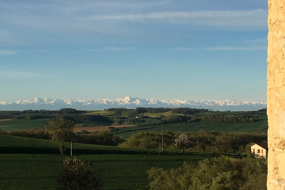 Gites aux Moulins de Sainte Marie - vue imprenable