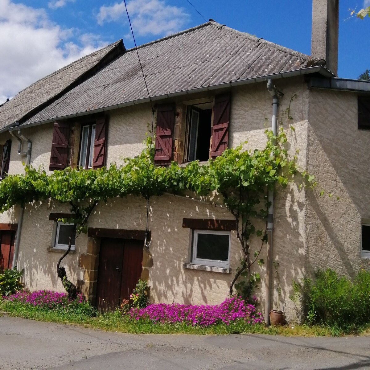 位于Vézère山坡上的家庭住宅