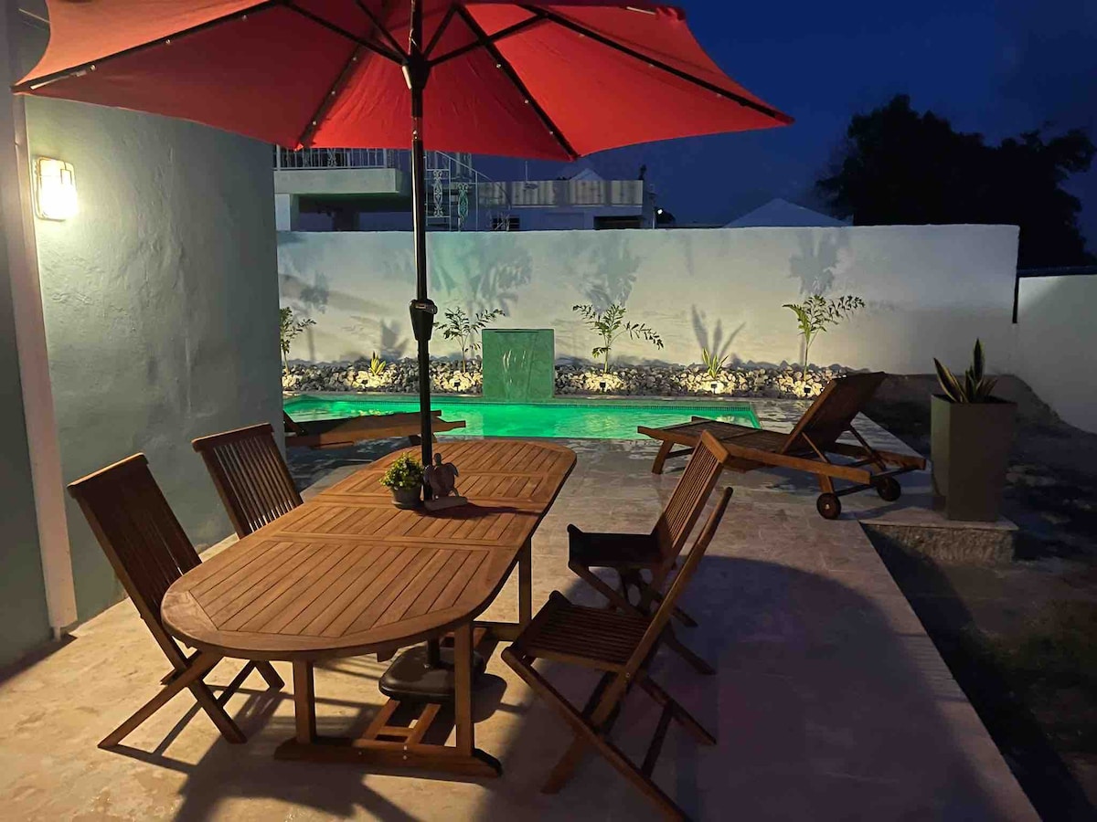 Casa con piscina privada en Parguera 8 personas