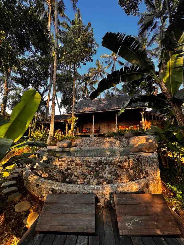 Your cabin by the river overlooking jungle valley