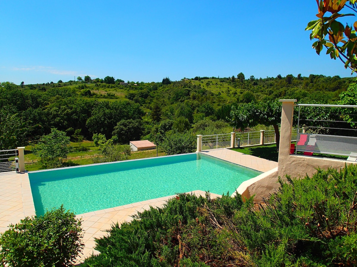 大别墅★ ★ ， Gard和Ardèche之间有泳池