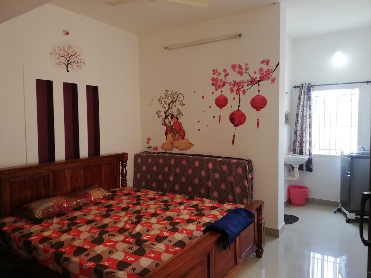 1bhk coimbatore rent house with kitchen&wash