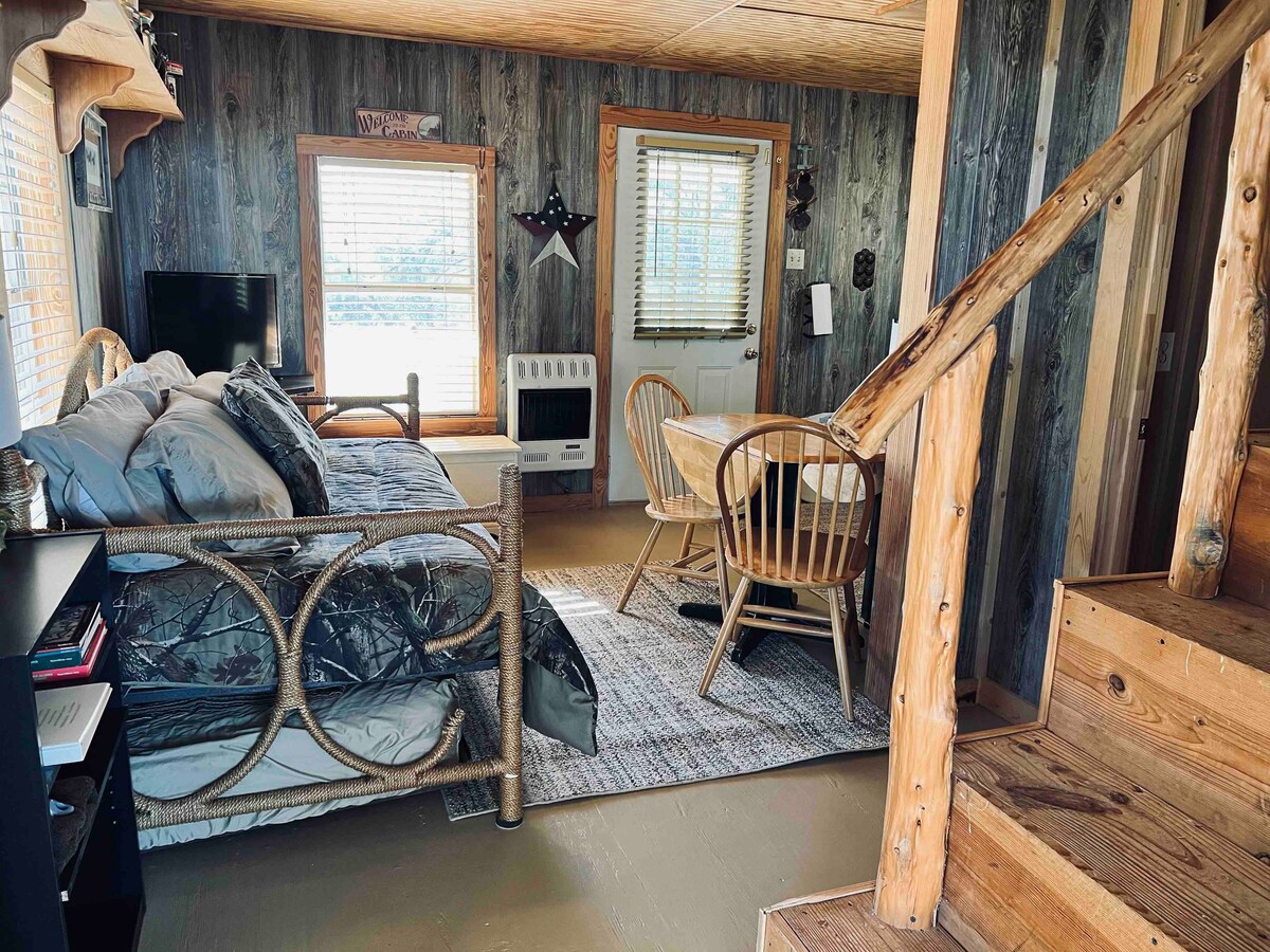 The cabin at Salt Fork Ranch