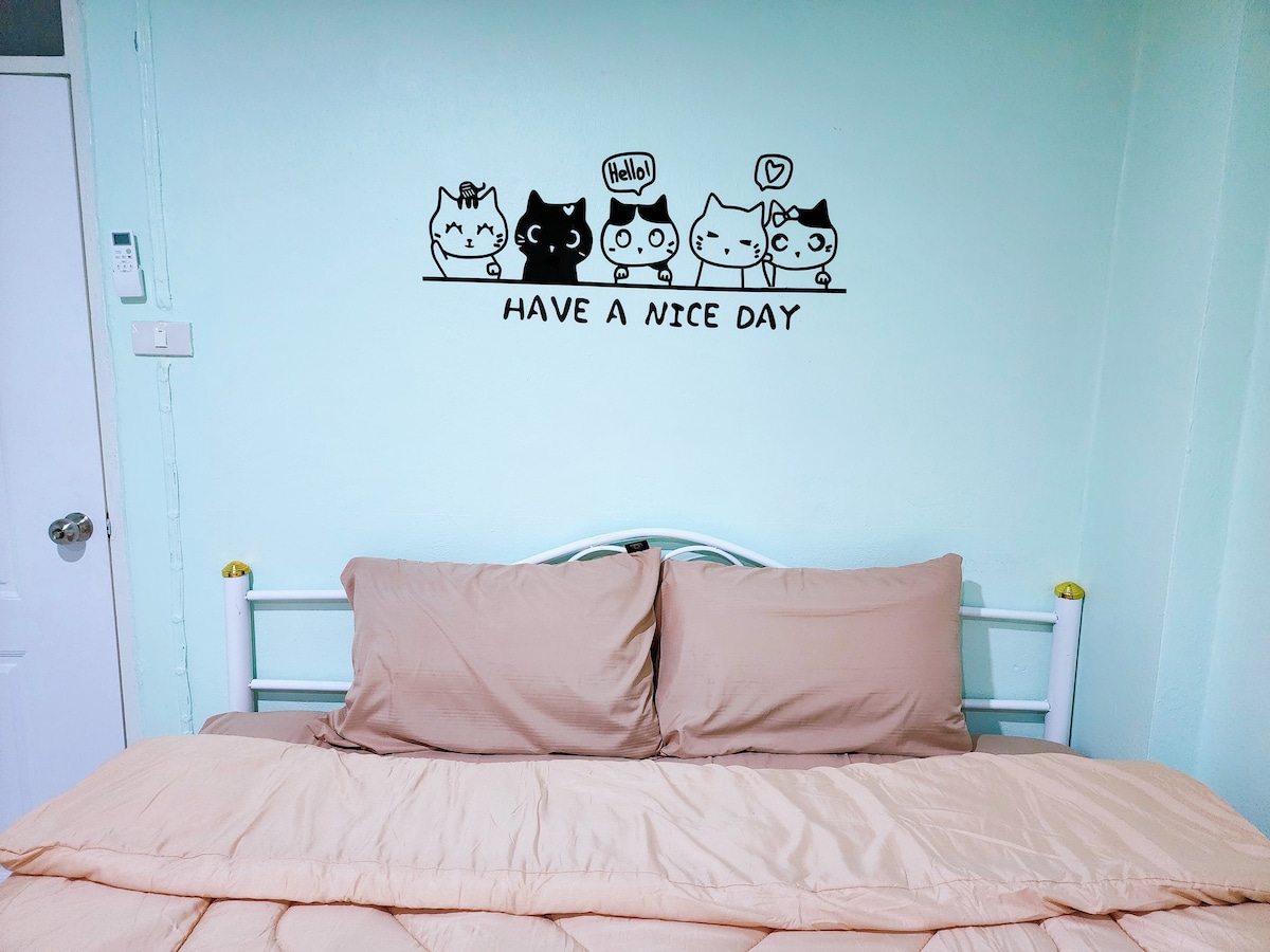 814#New Homely room Near BTS Kasetsart U. St.