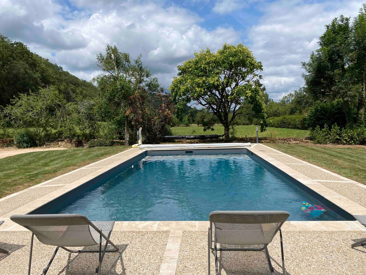 Gîte avec piscine "Les Peyrières" Autoire