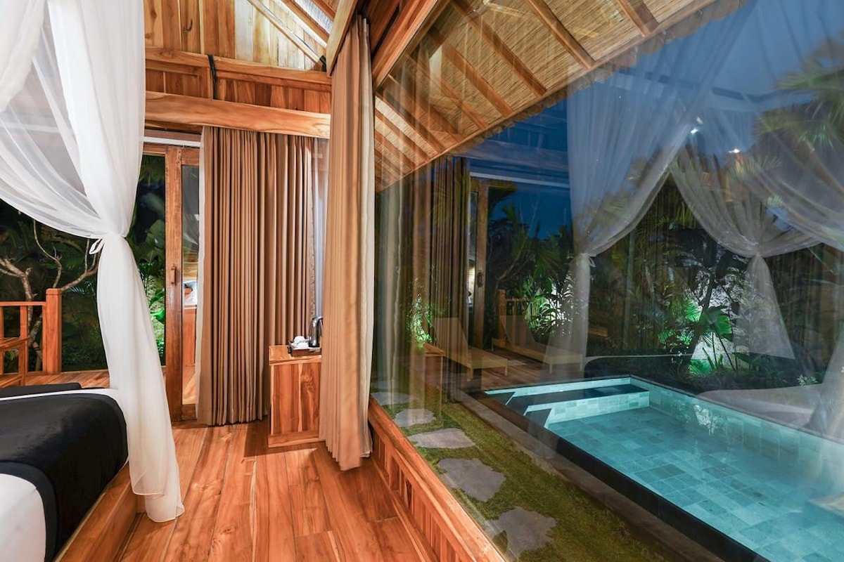 Vibrant 1 Bed villa with Private pool Ubud