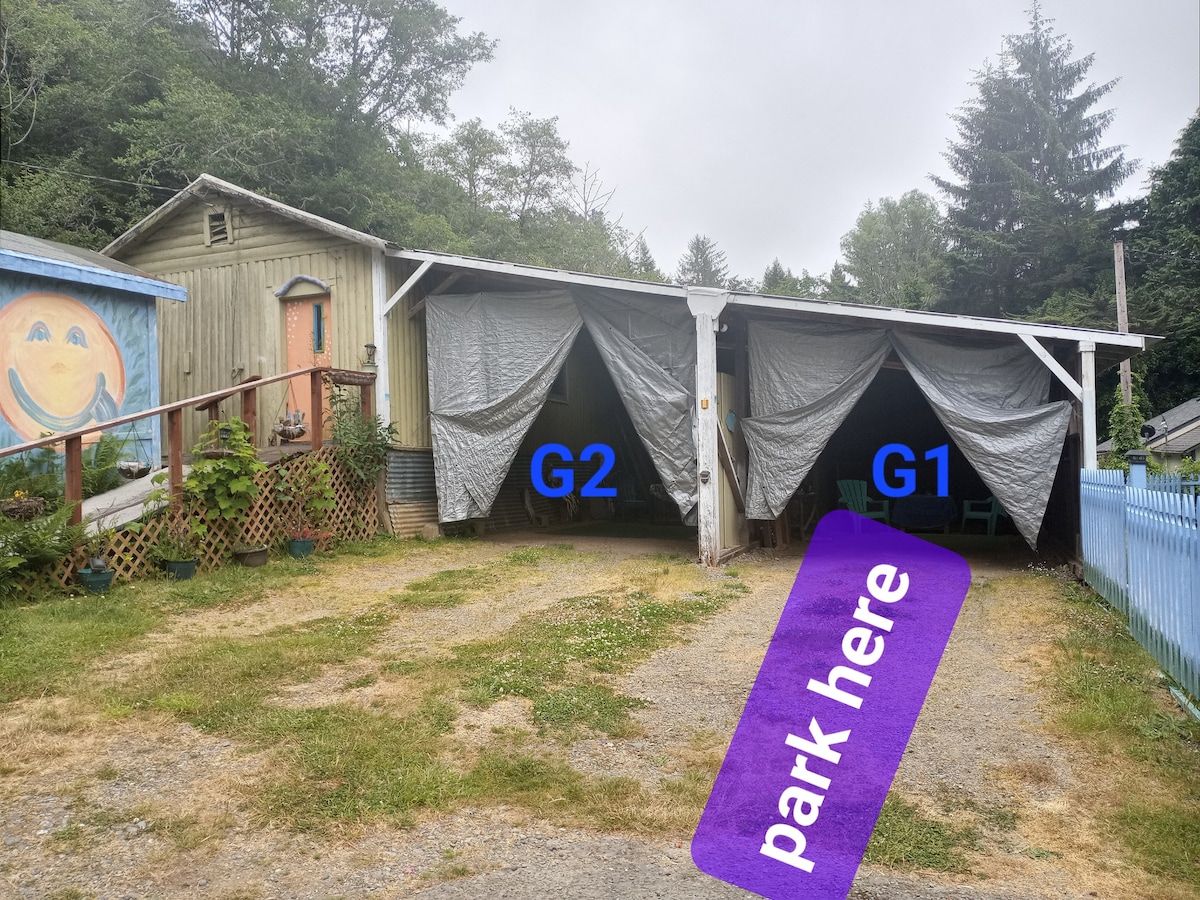 G1 Rain or Shine-Garage Glamping