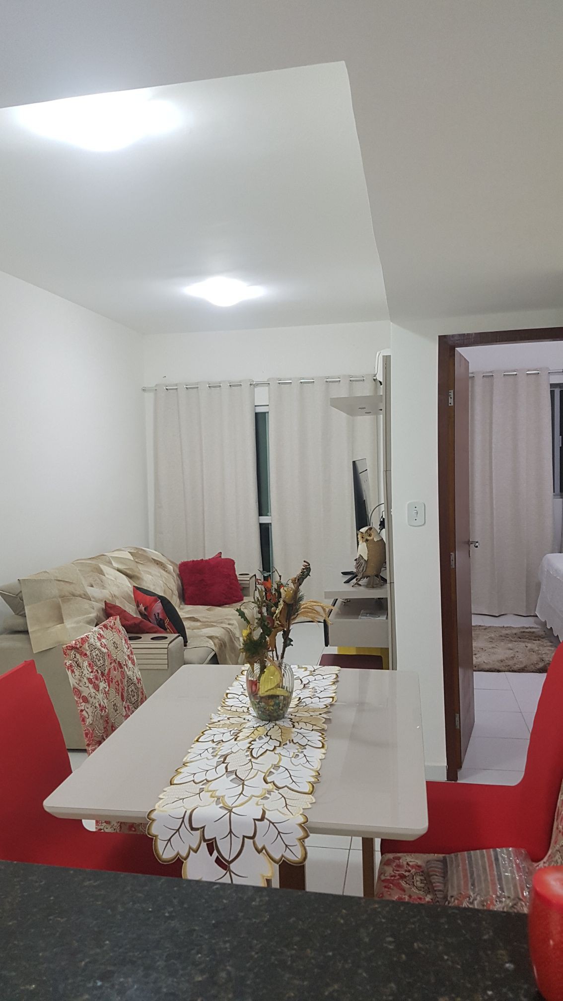 Apartamento super confortável em frente a praia