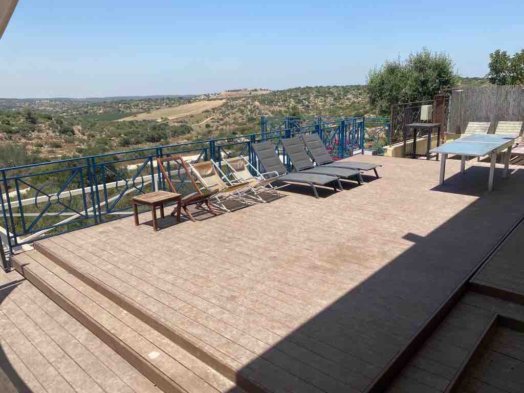 Villa Toscana : Pool & Elah Valley vineyard view