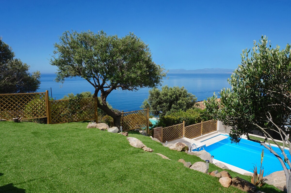 Sardinia ocean view luxury villa with private pool