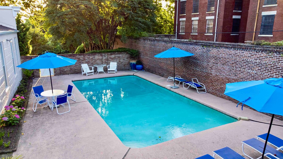 维克斯堡市中心历史悠久的私人泳池别墅
