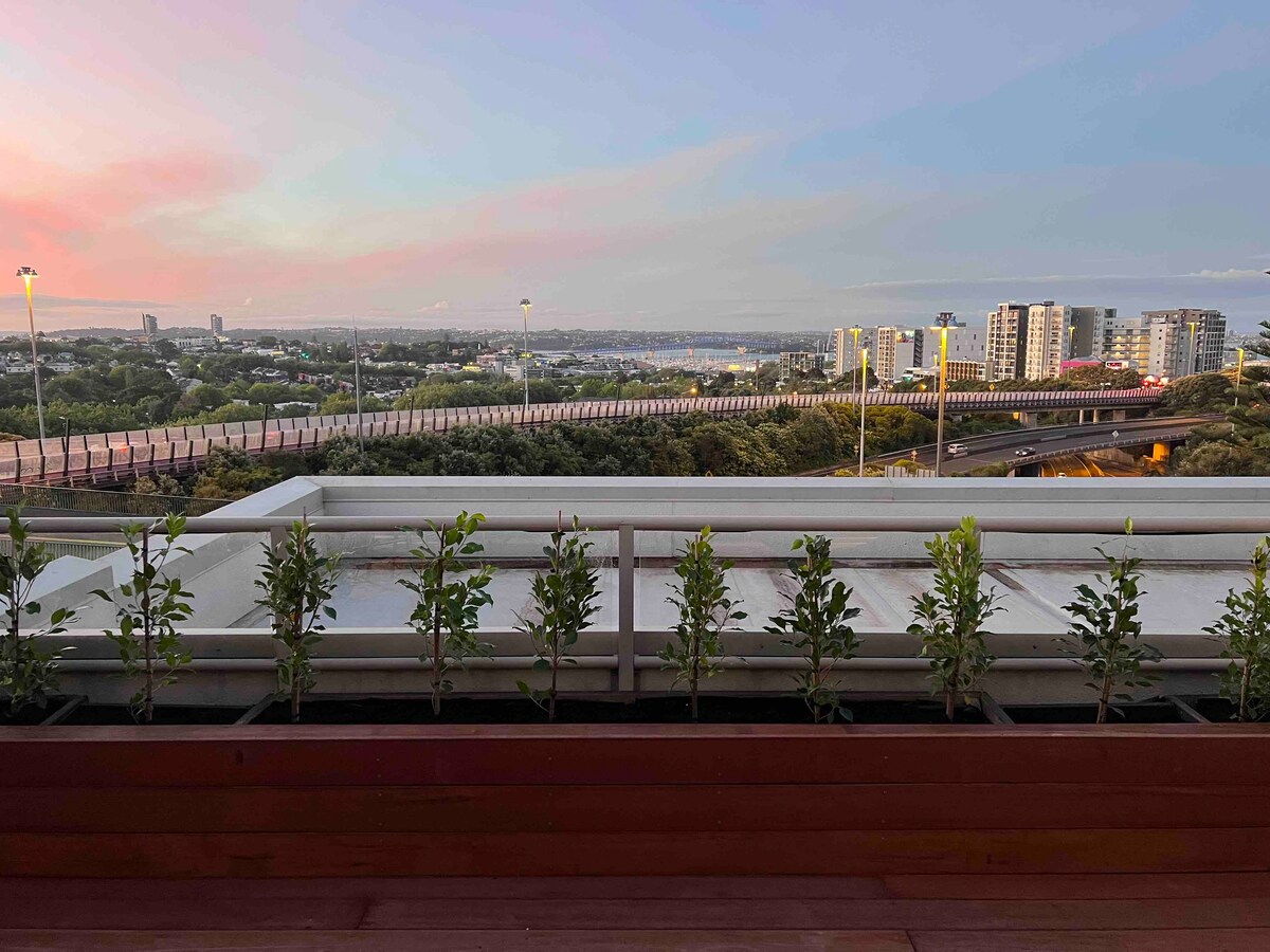 Luxe Retro CBD / Car Park, Big Deck, Harbour Views