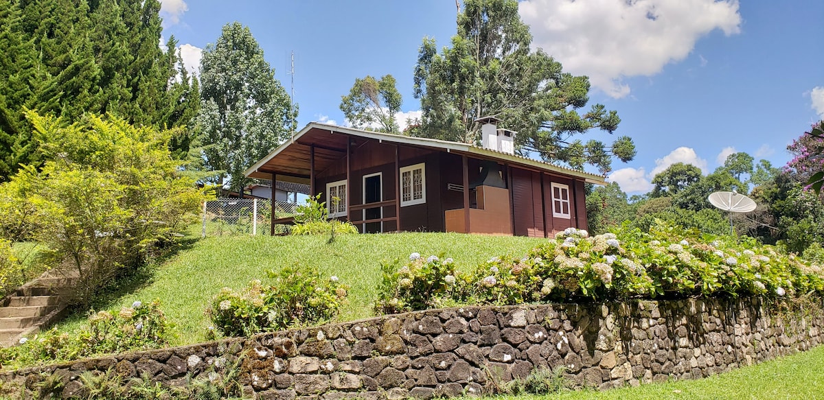 自然风光度假木屋家庭，含早餐