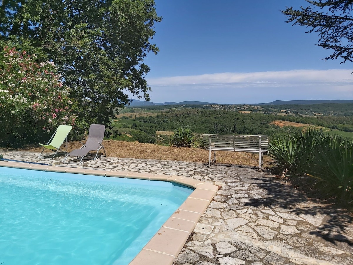 南阿尔代什（ South Ardèche ）、别墅和泳池