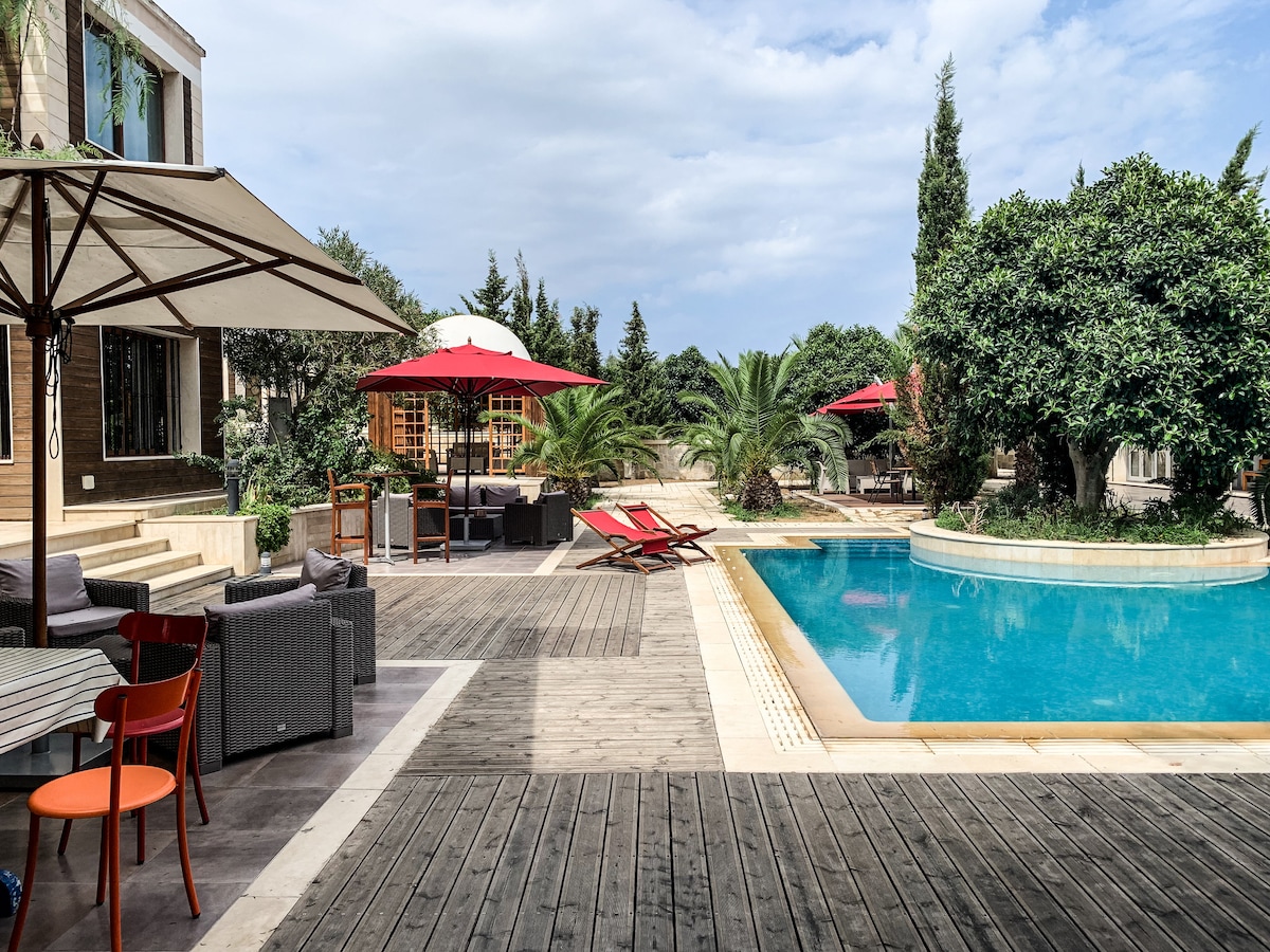 Chambre Elissa avec piscine en pleine nature