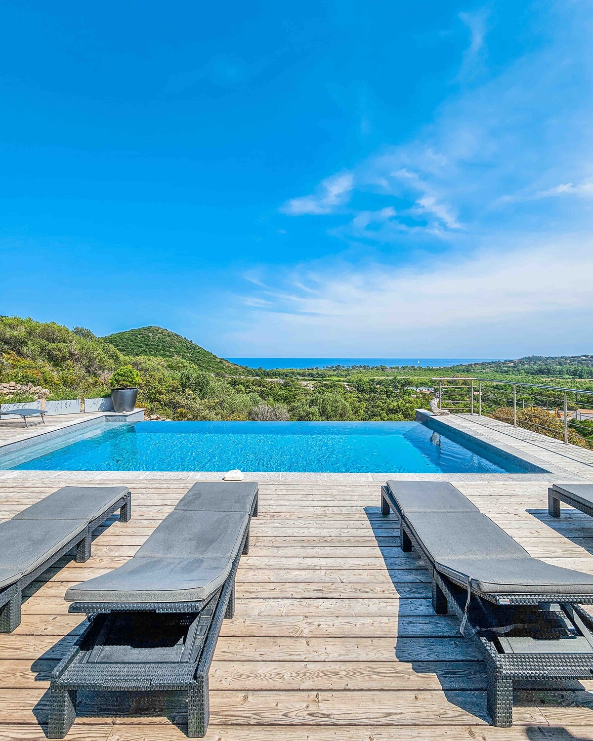 Villa Lavu Santu piscine privée vue mer/montagnes