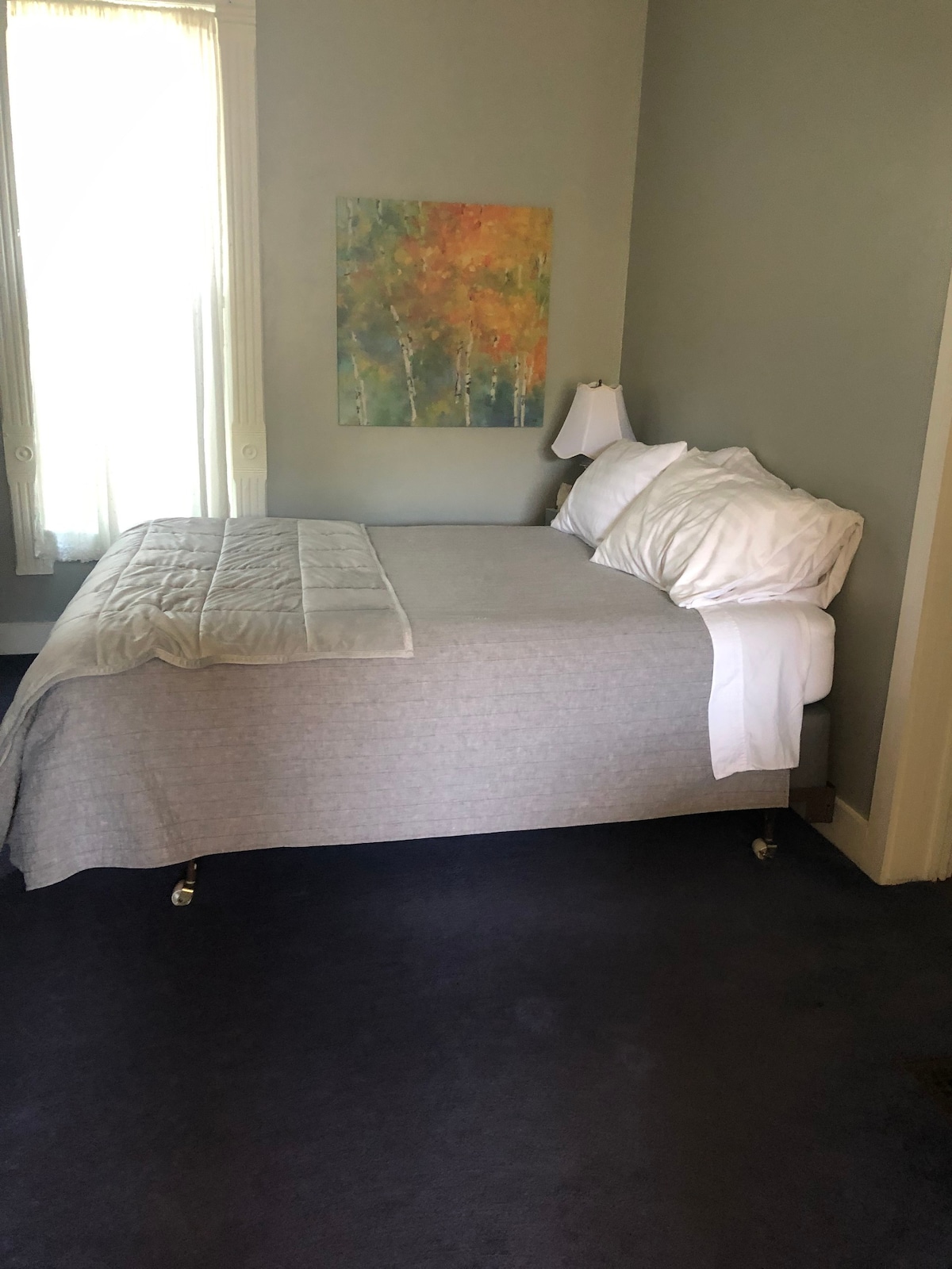 Private 2 Bdrm Suite Quiet near Downtown King Bed