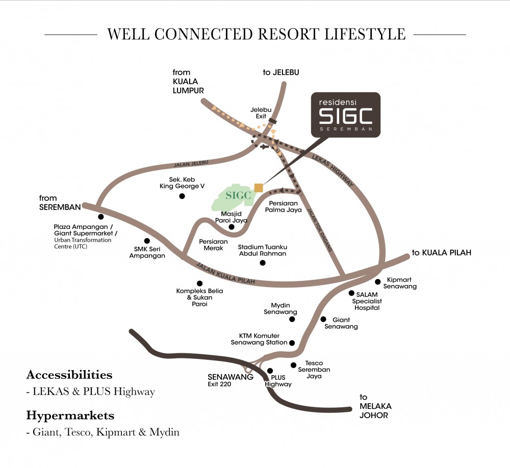 Seremban SIGC Family Resort Living Town House f 6