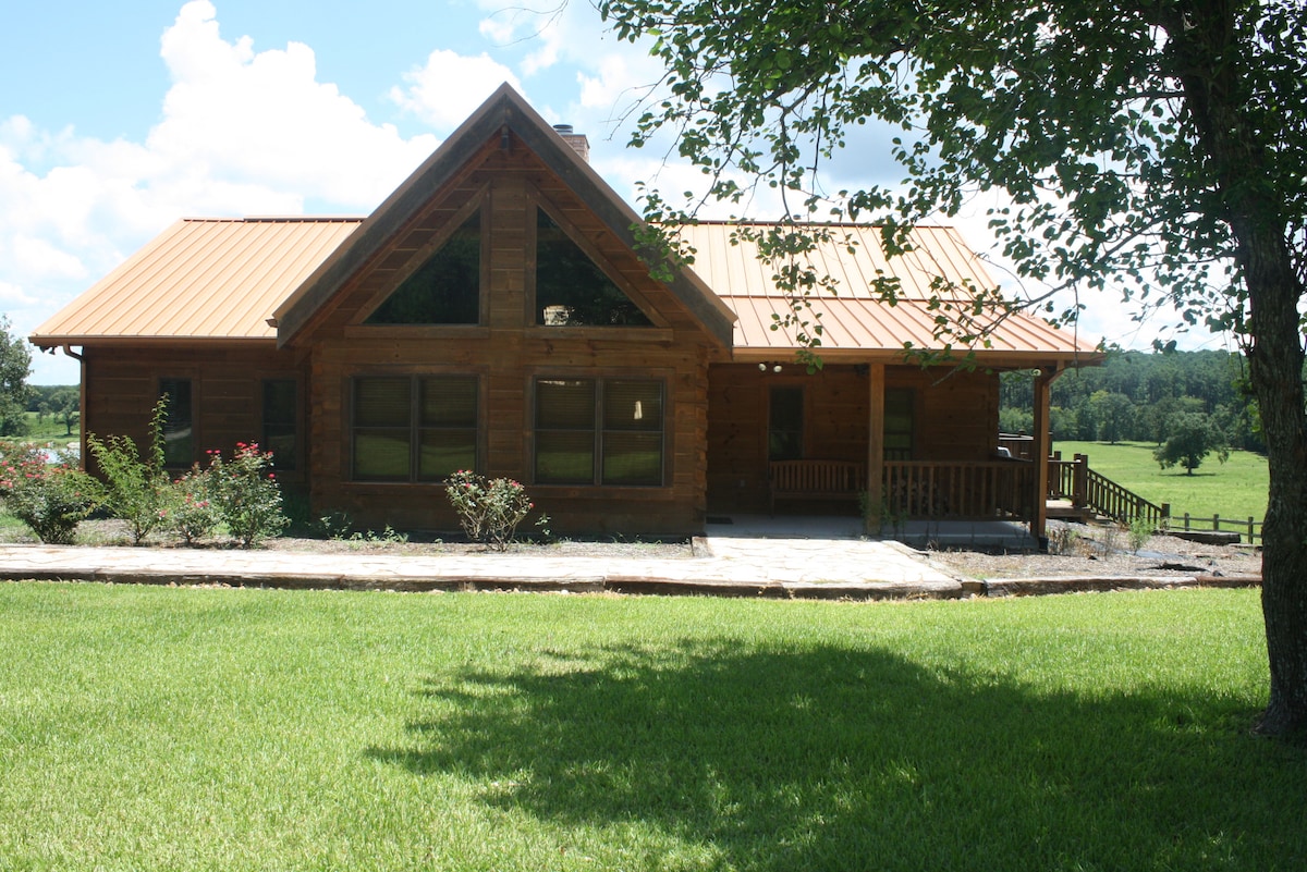 West Sandy Creek Winery Forest View Log Cabin