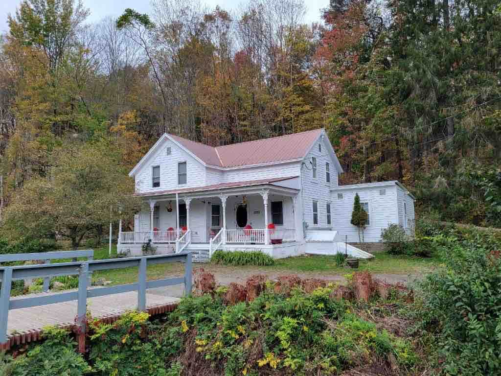 Catskill Mountain Farmhouse with Babbling Brook