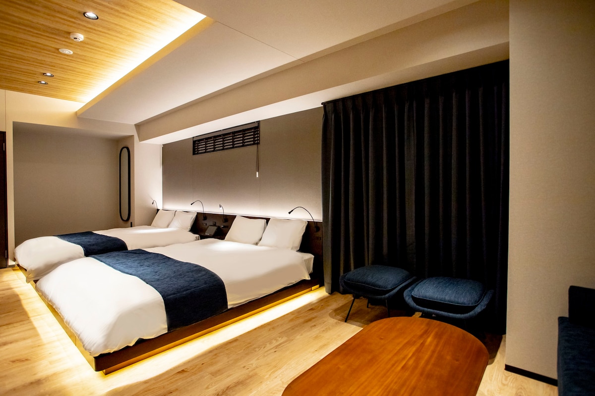 FAV HOTEL高松标准双人床可容纳4人~适合团体或家庭旅行