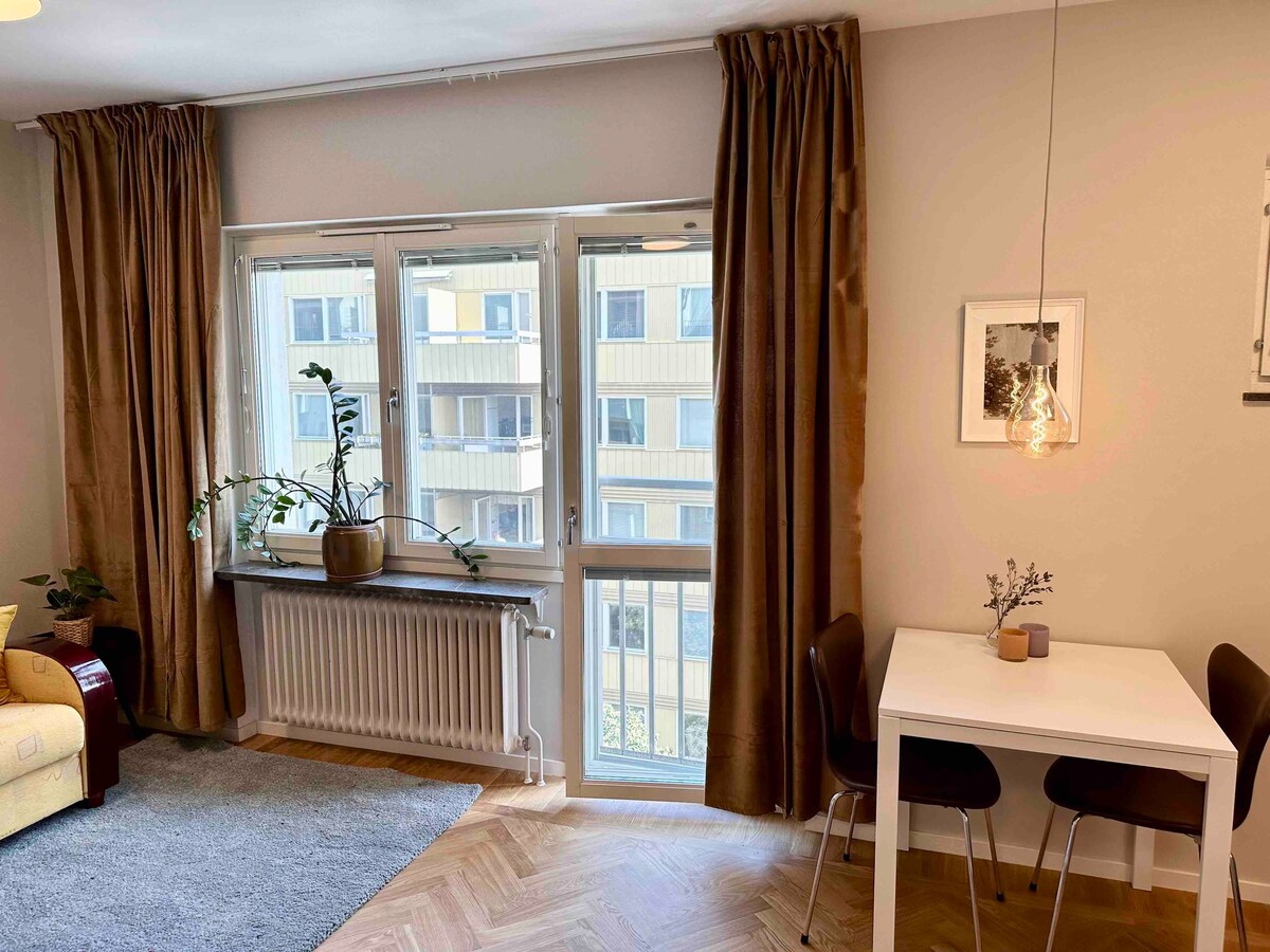 Bright Studio apt in residential area Fridhemsplan