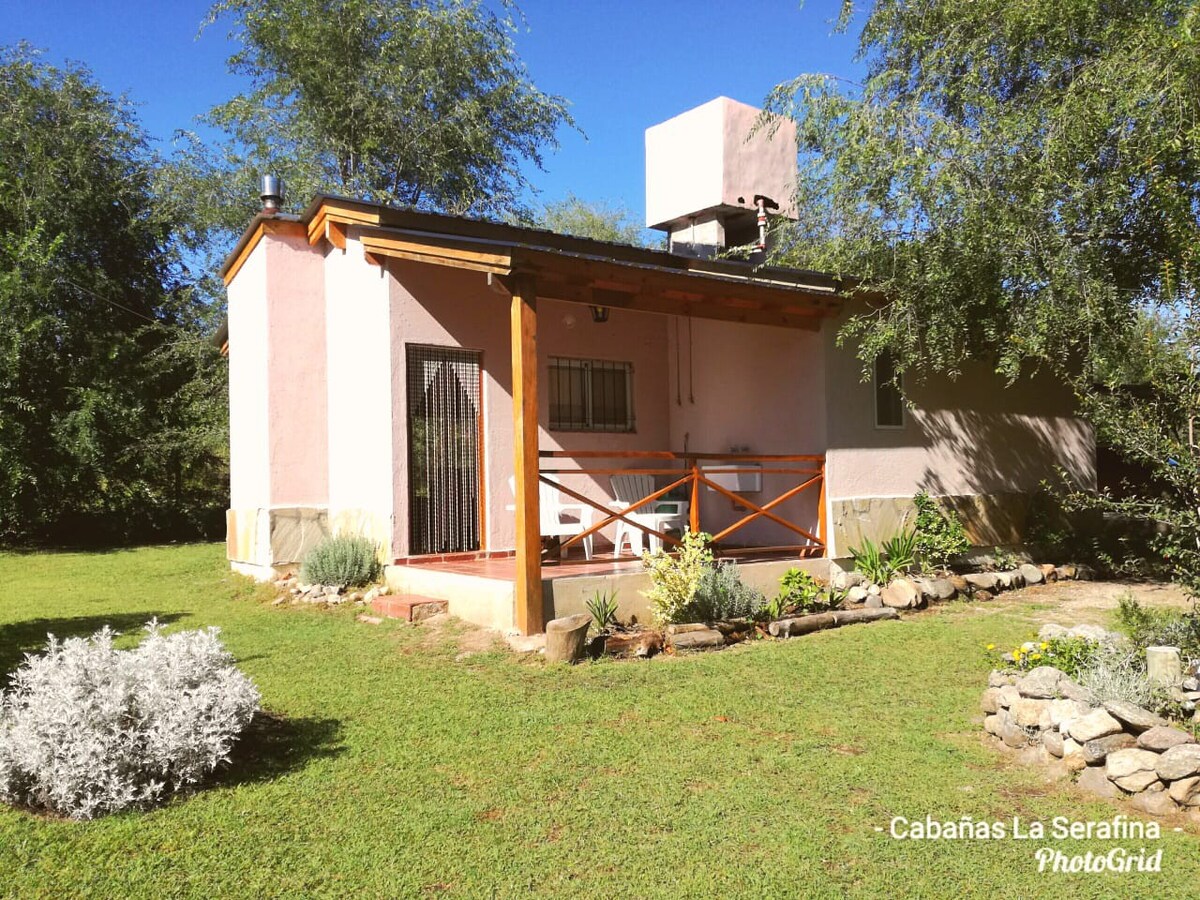 Cabaña cerca del rio en Los Reartes