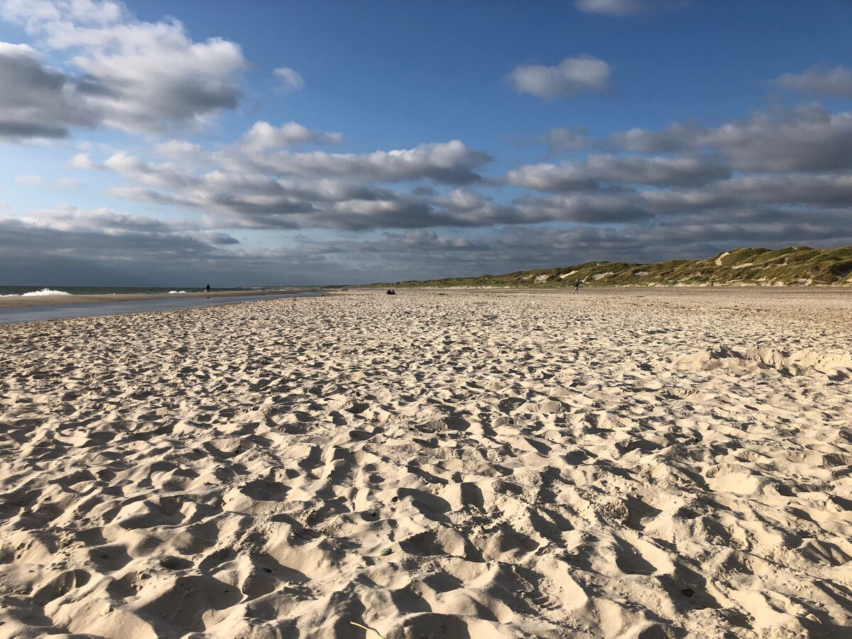 Secluded Danish summerhouse near White sandy beach