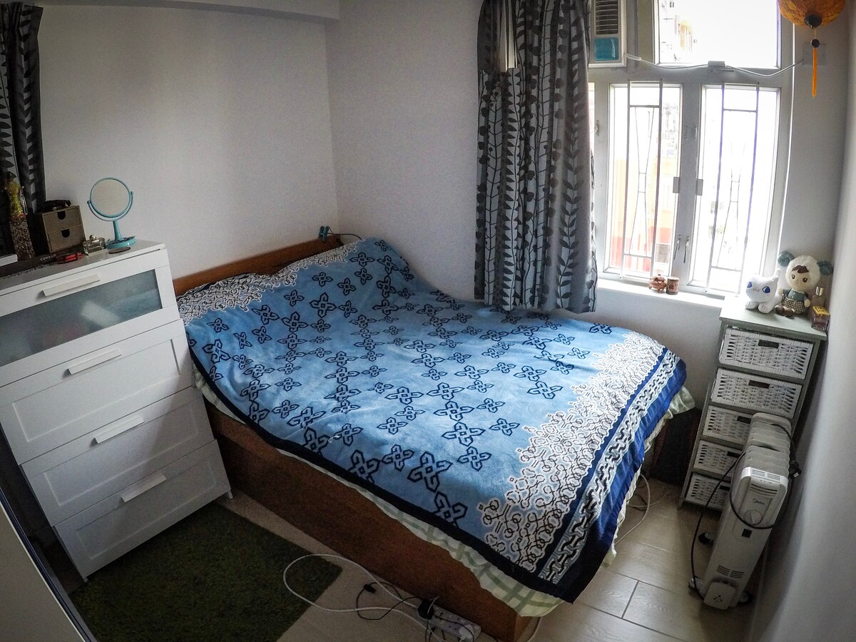 中国香港 · 公寓型住宅里的独立房间 · 铜道湾海景双人房