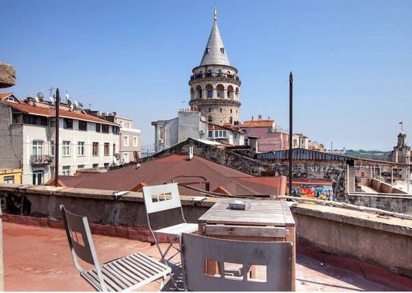 Exposed Brick & Elegant View @ Heart of Istanbul
