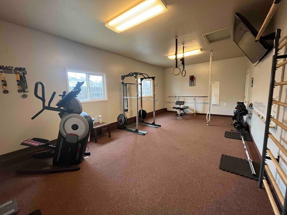 Power house-basement with gym