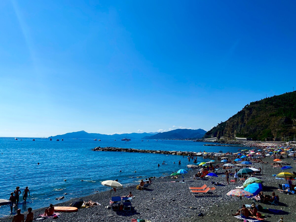 Sestri Levante海滨公寓， 4人