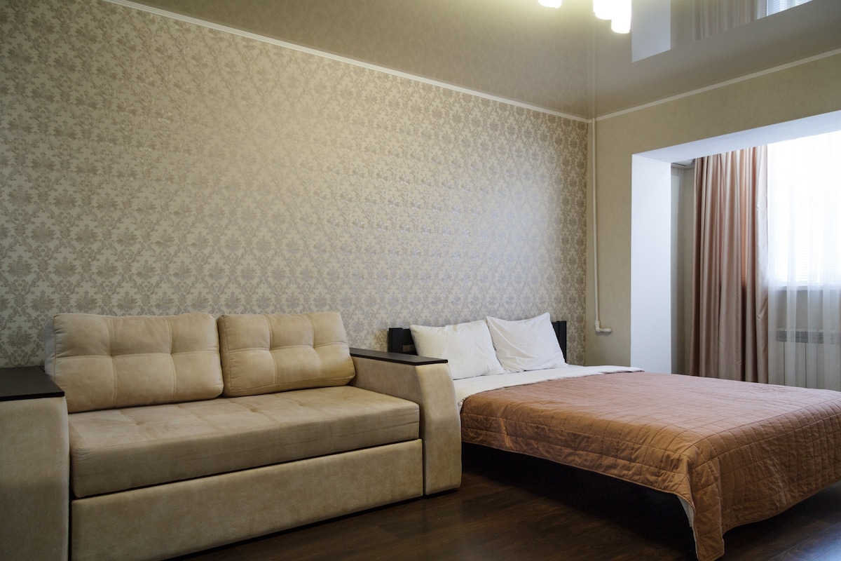 尼古拉耶夫市中心的舒适公寓