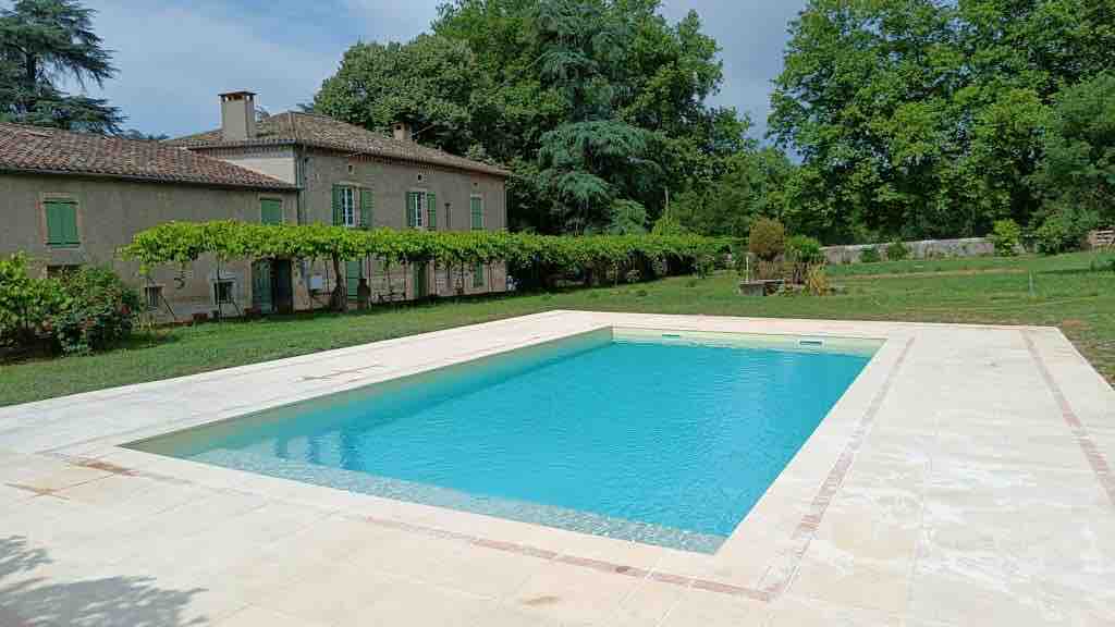 Maison de maître avec piscine