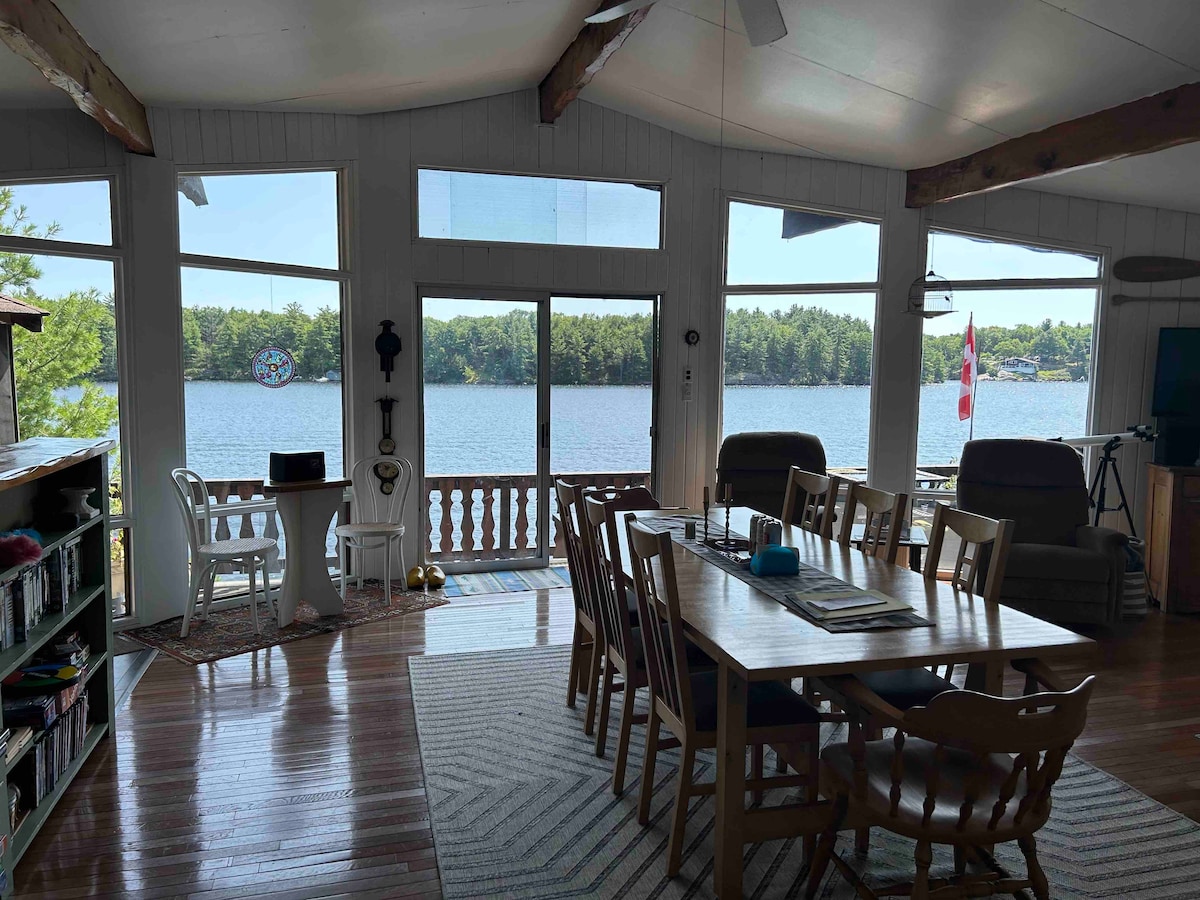 Boat Access only Cottage on Healey Lake