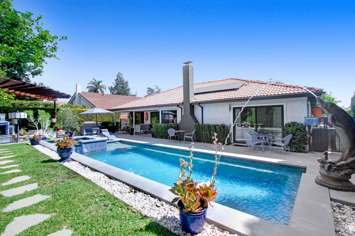 Modern Spanish Pool Home Oasis