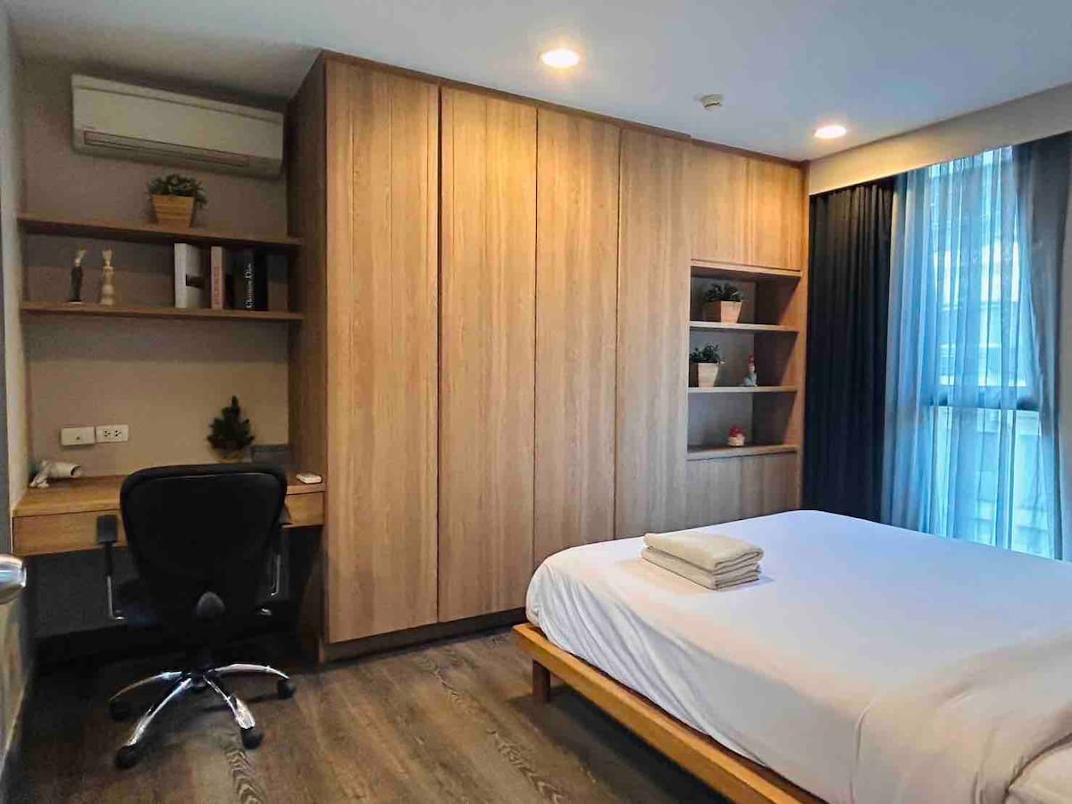 #Cozy room/Asoke/BTS/MRT/Soi coy boy/terminal 21