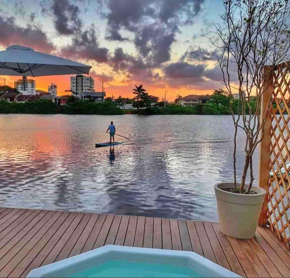 Charming lagoon house