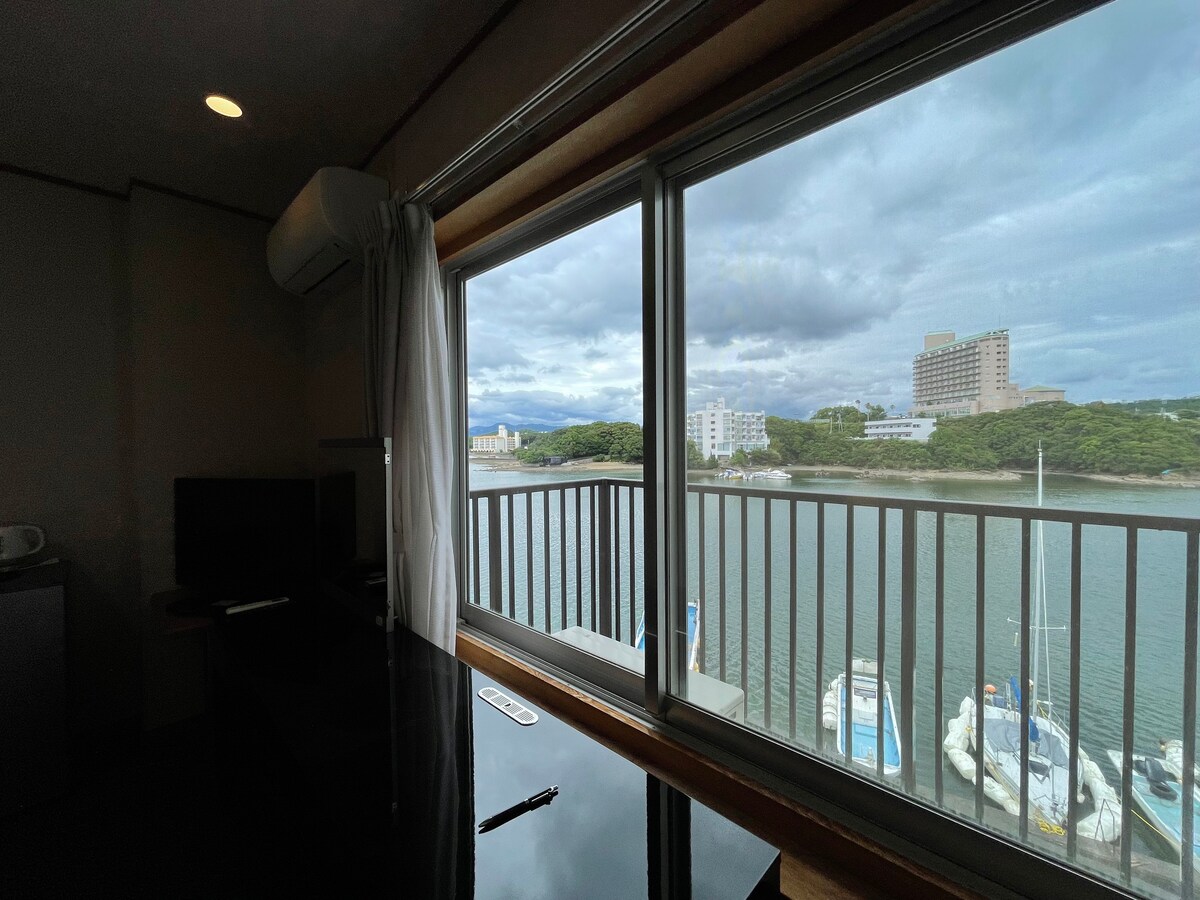 [Marina Hotel Sea Sky]天然温泉·西部房间2人双子厕所No Shirahama/Nanki Shirahama