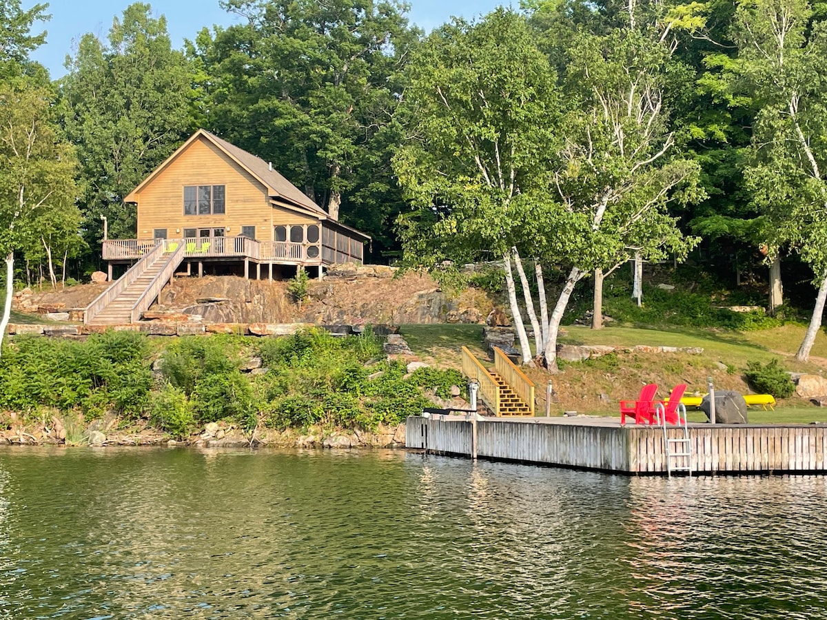 Lake of the Isles Waterfront Home with Dock