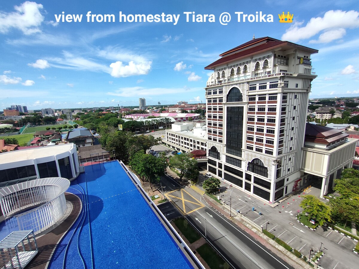 Tiara豪华泳池景观房源@ Troika Kota Bharu