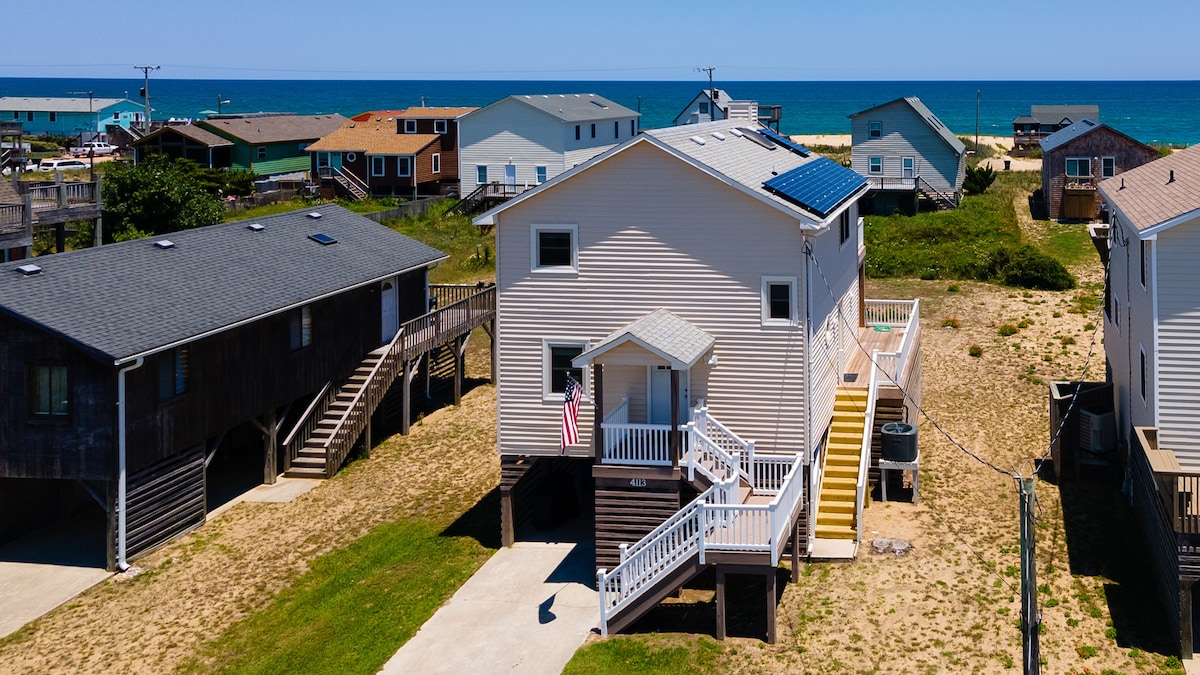 Beach Therapy | Ocean View, Hot Tub, Walk to Beach